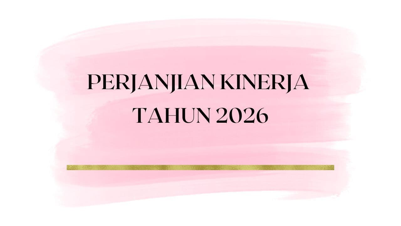Perjanjian Kinerja Tahun 2026